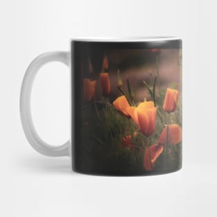 California poppies orange Mug